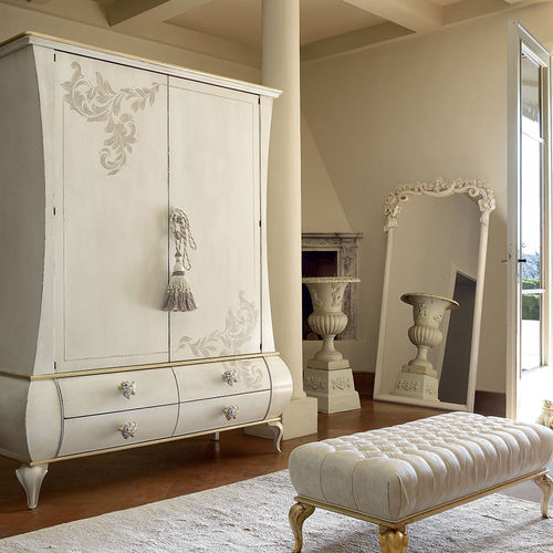 Armadio design nuovo barocco - MATILDE - Volpi - in legno laccato / con ante battenti