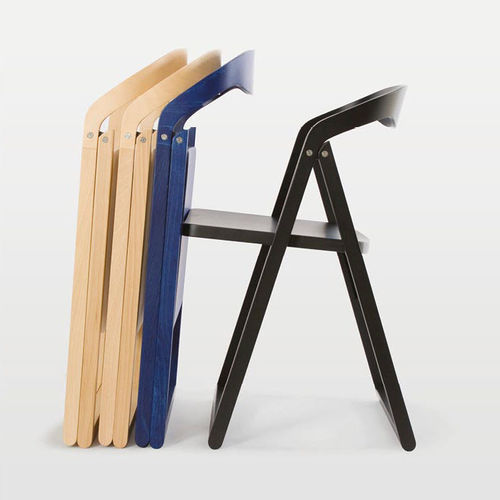 Sedia contemporanea - Patan - Zilio A&C - da interno / in faggio / in legno compensato