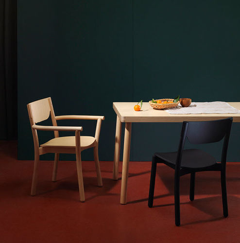 Sedia contemporanea - Nico - Zilio A&C - da interno / in frassino / in legno compensato