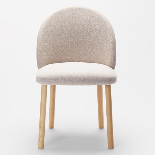 Sedia da pranzo contemporanea - Nasu - Zilio A&C - da interno / in tessuto / con supporto in frassino