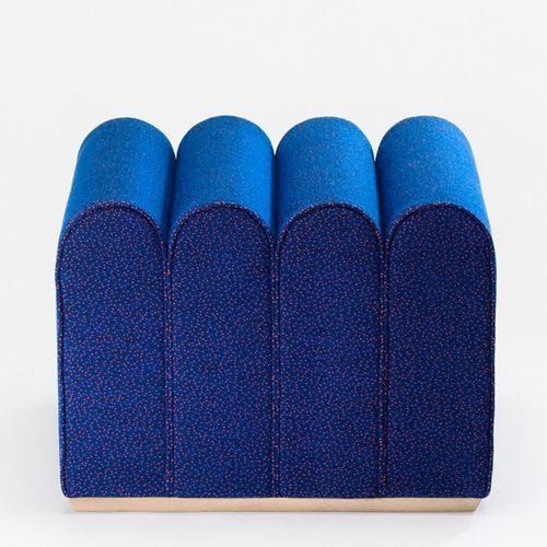 Pouf contemporaneo - Arkad S - Zilio A&C - in tessuto / quadrato / d'angolo