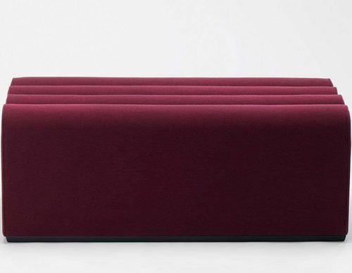 Pouf contemporaneo - Arkad L - Zilio A&C - in tessuto / rettangolare / di  Note Design Studio