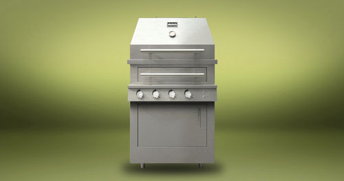 Barbecue multicombustibile - K500HB - KALAMAZOO OUTDOOR GOURMET - professionale / fisso / in metallo