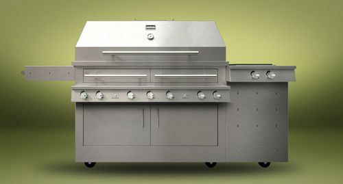 Barbecue multicombustibile - K1000HS - KALAMAZOO OUTDOOR GOURMET - fisso / in metallo
