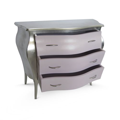 Cassettone design nuovo barocco - FANTASY - David Style - in legno / non specificato / bianco