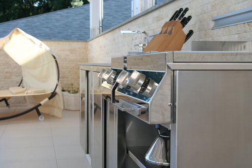 Cucina da esterno - OUTDOOR KITCHEN 2 - Bianchi group srl - classica / in acciaio inossidabile / senza maniglie
