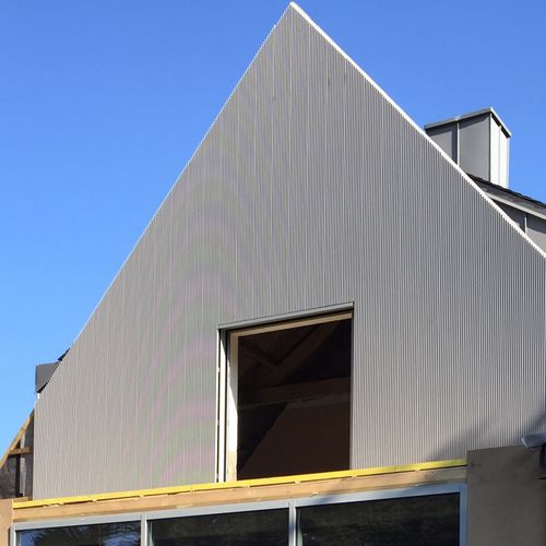 Rivestimento di facciata a doghe - LBP.213.6415 - Look Metal - in alluminio / in lega d'alluminio / in alluminio estruso