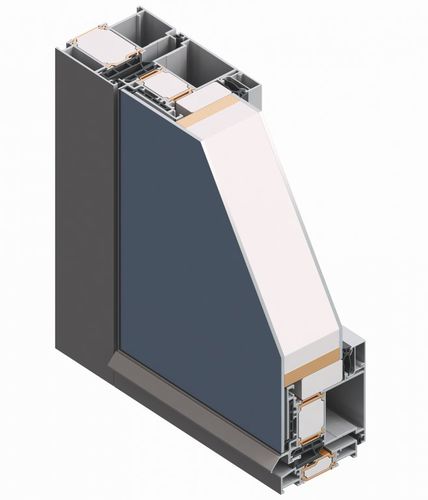 Profilato per porte in alluminio - TERMO 85 VP - FEAL Croatia Ltd. - a taglio termico