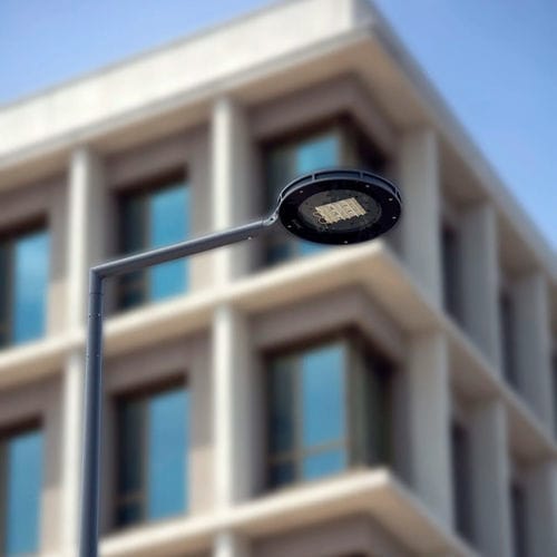 Lampione urbano - TEO - Eclatec - contemporaneo / in alluminio / LED