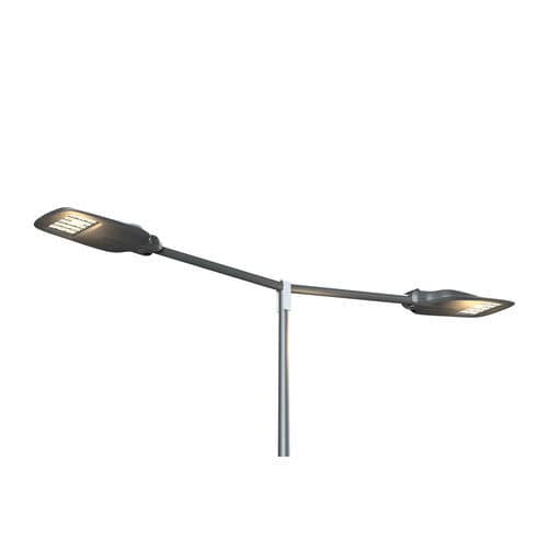Braccio per lampione stradale moderno in acciaio - CHROME - Eclatec