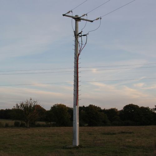 Palo elettrico - ERDF - Valmont France