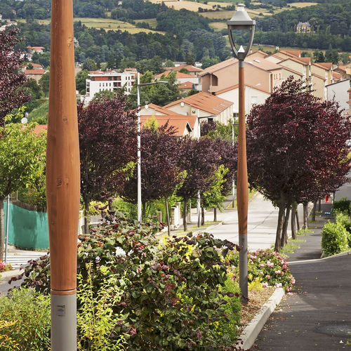 Lampione urbano - LEMPE&Auml; - Valmont France - contemporaneo / in acciaio / in legno