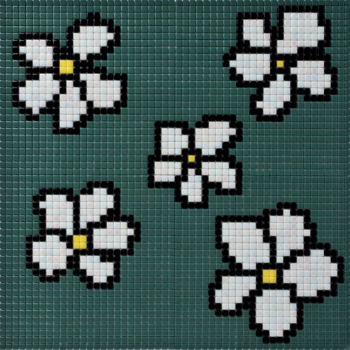 Mosaico in vetro - MODULAR FLOR - REVIGLASS,S.A. - liscio / da interno / da esterno