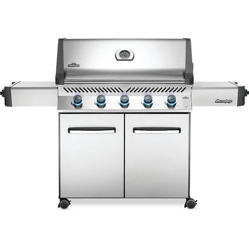 Barbecue a gas - PRESTIGE® 665 - Napoleon Gourmet Grills - con rotelle / in acciaio inossidabile / con contenitore