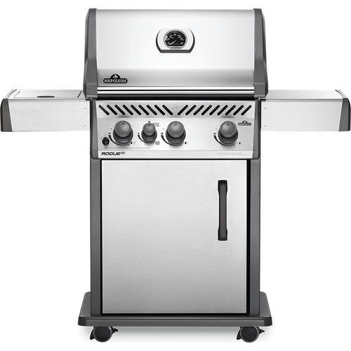 Barbecue a gas - ROGUE® XT 425 SIB - Napoleon Gourmet Grills - con rotelle / in acciaio inossidabile / con contenitore