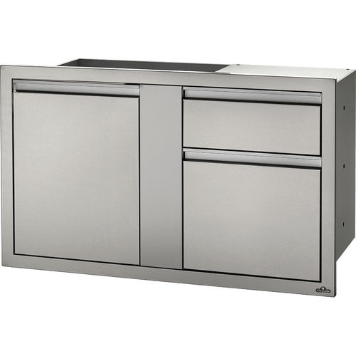Elemento da cucina da incasso - BI-4224-1D1W - Napoleon Gourmet Grills - da parete / con cassetti / per cucina esterna