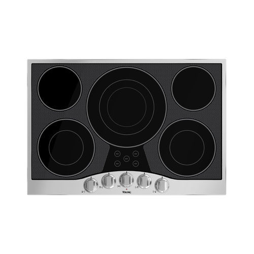Piano cottura in vetroceramica - RVEC3305B - VIKING - elettrico / 5 fuochi / da incasso