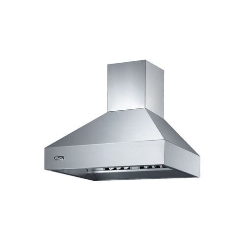Cappa a muro - VCWH53048 - VIKING - con condotto / con illuminazione integrata / nera
