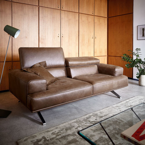 Divano d'angolo - HARRIS - Koinor - contemporaneo / da sala / in pelle