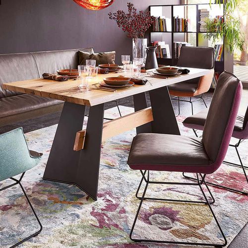 Tavolo da pranzo contemporaneo - T1001 - Koinor - in rovere / in legno massiccio / in faggio