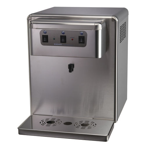 Distributore d'acqua fredda - RAIN TOP 120 INOX  - ITV Ice Makers, S.A. - bevanda calda / acqua gassata / per spazio pubblico
