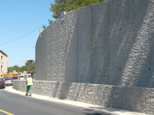 Matrice per muro di contenimento - TARN - RECKLI GmbH - aspetto pietra / per calcestruzzo architettonico