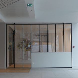 Parete amovibile - ARPÈGE : VERRE OU PLEIN PARCLOSÉ - CERENN - a vetrina / in laminato / a doppi vetri
