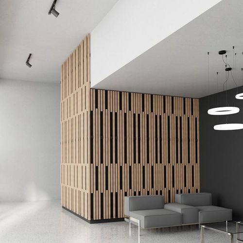 Pannello acustico per muro - LINEA 4.2.1 LITE - LAUDESCHER - in abete / in legno massiccio / in rovere