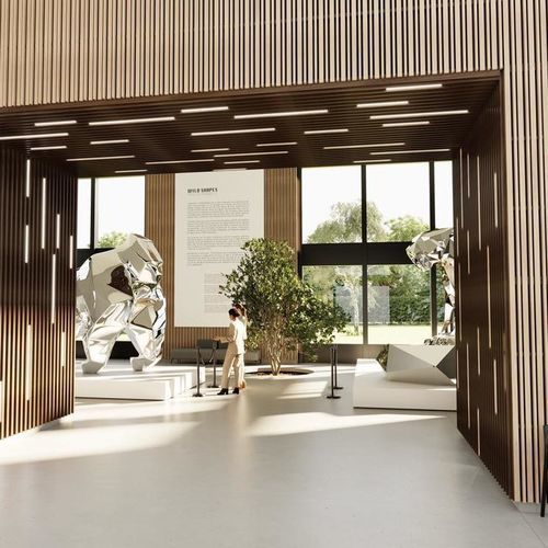 Pannello acustico per controsoffitto - LINEA 42 AL - LAUDESCHER - in legno massiccio / in pino / rettangolare
