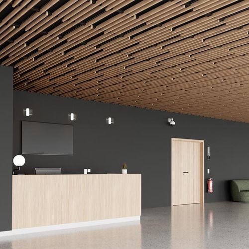 Pannello acustico per controsoffitto - LINEA 2.4.5 LITE - LAUDESCHER - in abete / in legno massiccio / in rovere