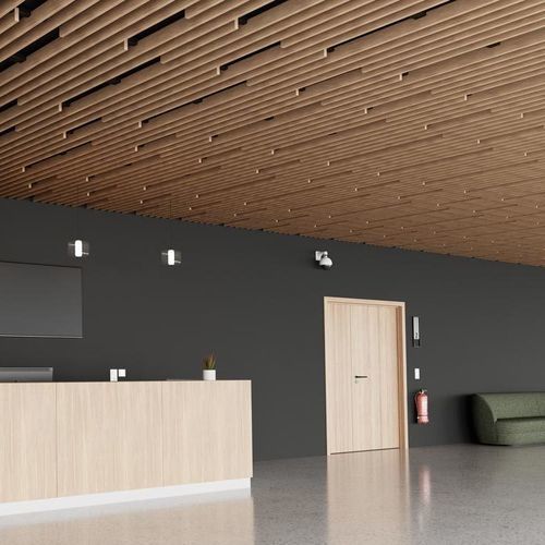 Pannello acustico per controsoffitto - LINEA 2.6.6 LITE - LAUDESCHER - in abete / in legno massiccio / in pino