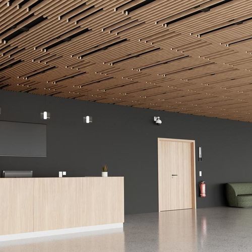 Pannello acustico per controsoffitto - LINEA 2.4.3 LITE - LAUDESCHER - in abete / in picea / in legno massiccio