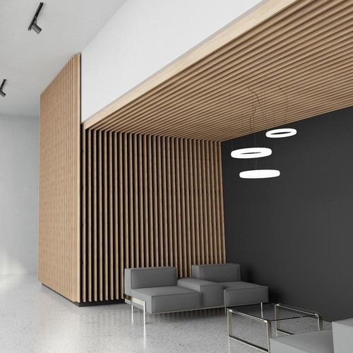 Pannello acustico per controsoffitto - LINEA 2.9.8 - LAUDESCHER - in legno massiccio / in rovere / in pino