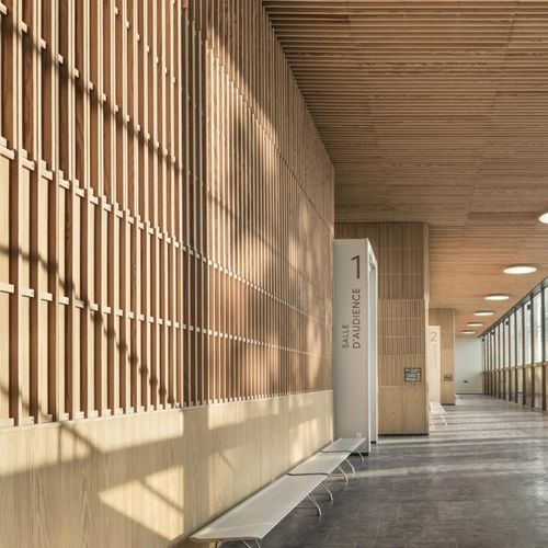Pannello acustico per controsoffitto - LINEA 2.6.8 - LAUDESCHER - in abete / in legno massiccio / in rovere