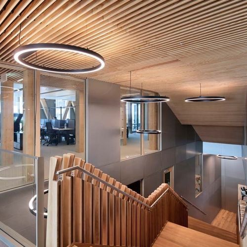 Pannello fonoassorbente per controsoffitto - LINEA 2.6.5 - LAUDESCHER - in abete / in legno massiccio / in rovere