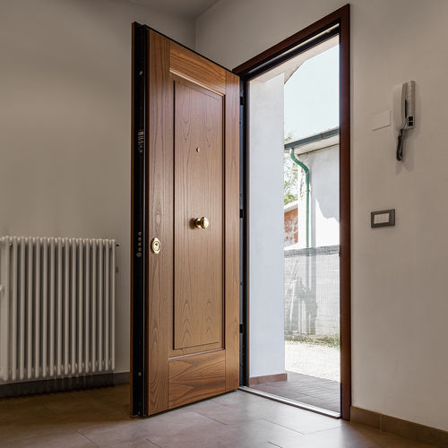 Porta d'ingresso - EVOLUTION - Oikos Venezia - in legno / battente / classica