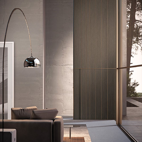 Porta d'ingresso - SYNUA | Skydoors - Oikos Venezia - in alluminio / a bilico / contemporanea