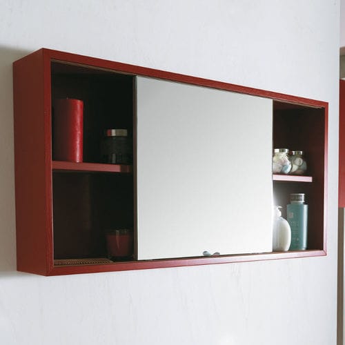 Mobile pensile per bagno con specchio contemporanea - SPC-100 - MASTRO FIORE - da parete