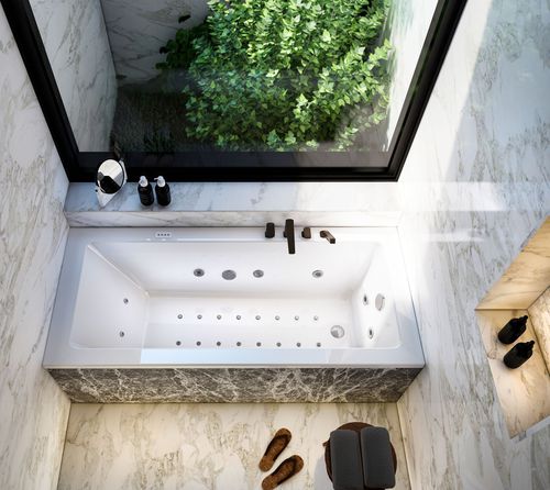 Vasca da bagno idromassaggio - Vanda Solo - Condor - per ambiente abitativo / in resina acrilica / contemporanea