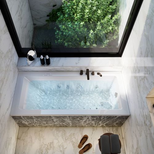 Vasca da bagno idromassaggio - VANDA SOLO - Condor - per ambiente abitativo / in resina acrilica / contemporanea