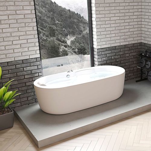 Vasca da bagno idromassaggio - SOKO  - Condor - ovale / ad isola / per ambiente abitativo