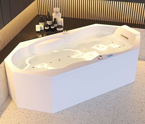 Vasca da bagno idromassaggio - SOKO - Condor - d'angolo / filomuro / per ambiente abitativo