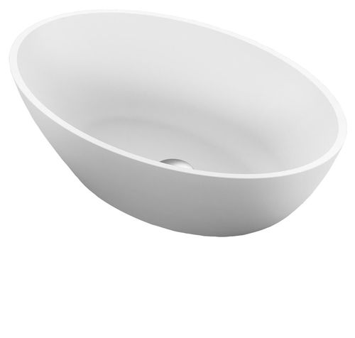 Lavabo da appoggio - CORMIER - Condor - in Solid Surface / finitura opaca / ovale