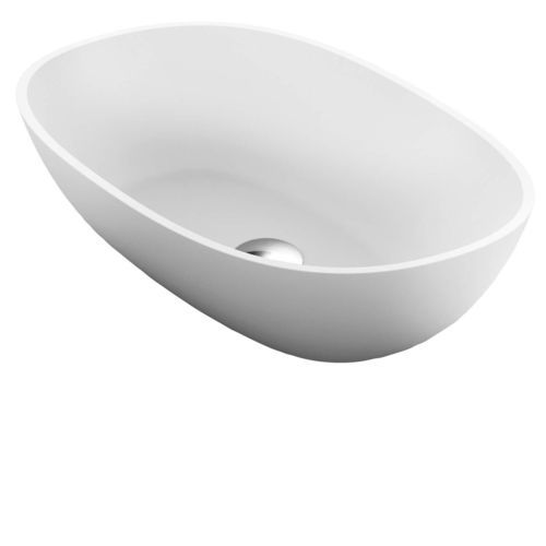 Lavabo da appoggio - AMBOINE  - Condor - in Solid Surface / finitura opaca / ovale