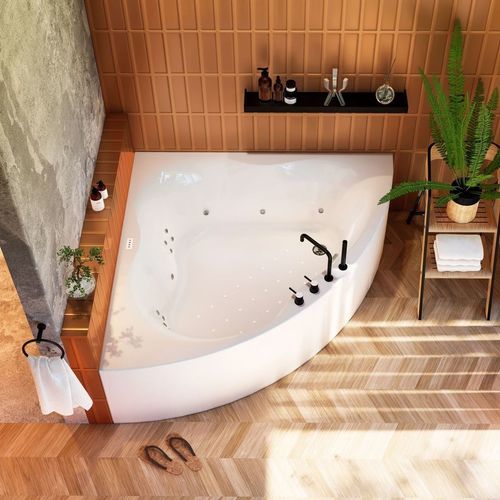Vasca da bagno idromassaggio - DARLING - Condor - d'angolo / ad uso professionale / in resina acrilica