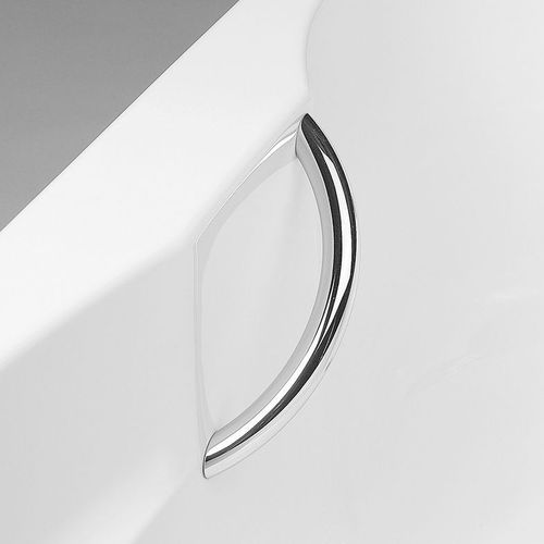 Barra di sostegno in ottone cromato - 7504 - Condor - curva / non incassata / contract