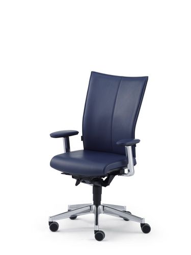 Poltrona da ufficio contemporanea - ORBIT - Klöber - in rete / contract / con base a stella