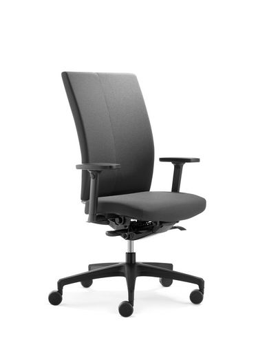 Poltrona da ufficio contemporanea - CATO PLUS - Klöber - in tessuto / contract / con base a stella