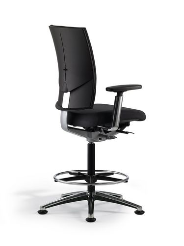 Sedia da ufficio contemporanea - CATO - Klöber - in tessuto / con base a stella / contract
