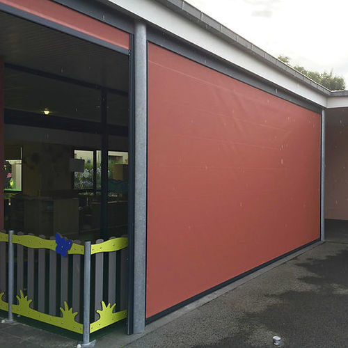 Tenda avvolgibile a rullo - ID1 series - Socotex - Abritez-vous chez nous - in tela / in alluminio / da esterno
